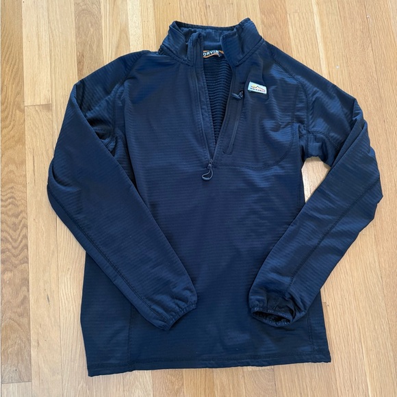 Orvis Other - Orvis Men's Horseshoe Hills Fleece 1/4-Zip black pullover small technical jacket